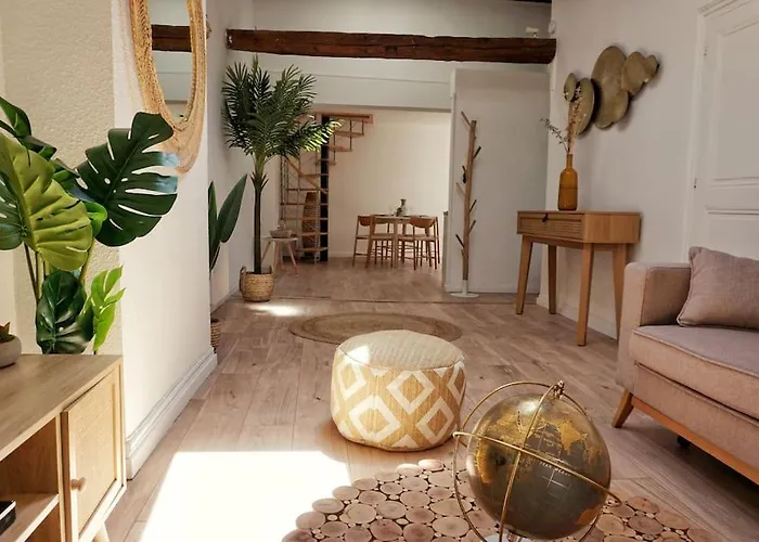 Emplacement N°1+terrasse Vue+cite+trivalle+clim Apartamento